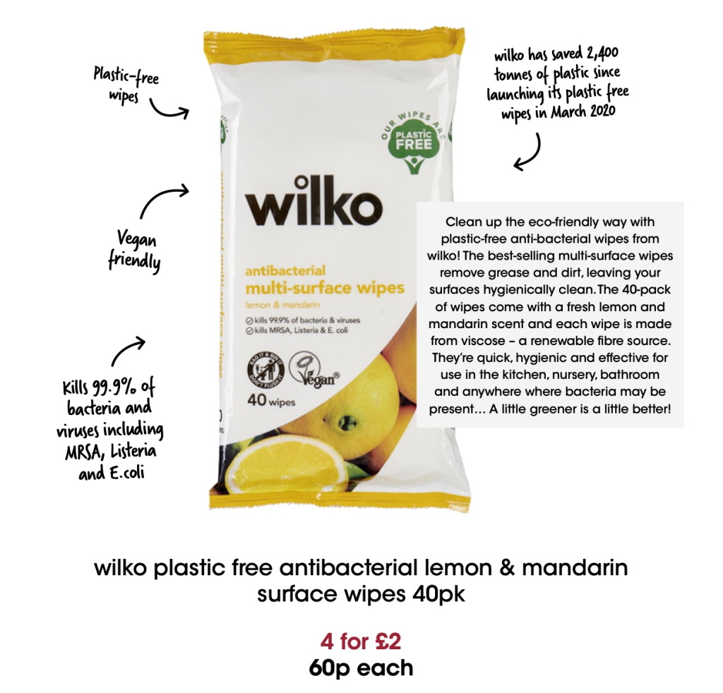 Comment perfectionner vos compétences de nettoyage et d'organisation 3 Lingettes sans plastique Wilko