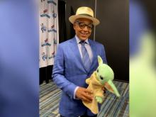 Giancarlo Esposito au GalaxyCon Raleigh le 29 juillet 2021.