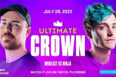 L'équipe Mr. Beast gagne Mr. Beast contre Ninja Ultimate Crown, l'équipe Ninja remporte le match bonus - 7