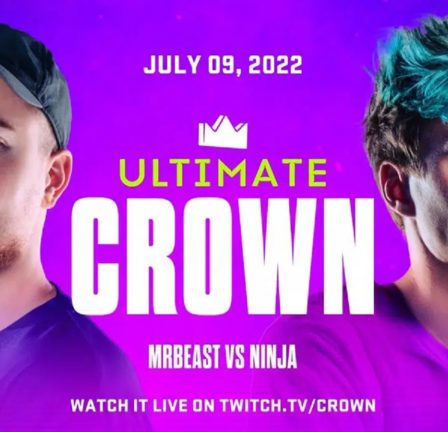 L'équipe Mr. Beast gagne Mr. Beast contre Ninja Ultimate Crown, l'équipe Ninja remporte le match bonus - 68