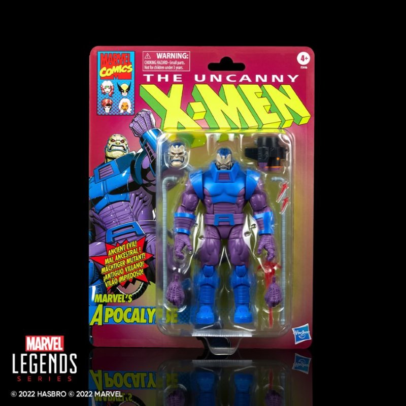 Hasbro révèle la figurine Marvel Legends X-Men Retro Apocalypse – Lyles Movie Files 3 figurine Marvel Legends rétro apocalypse - emballée