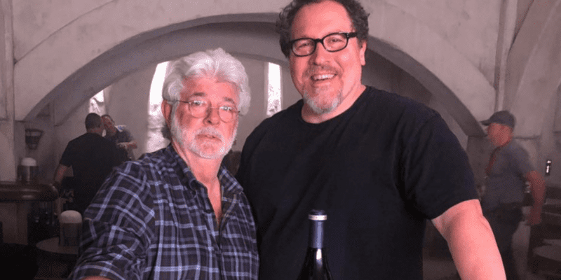 George Lucas et Jon Favreau