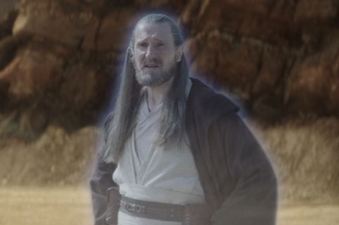 Liam Neeson comme Qui-Gon, Obi-Wan Kenobi Liam Neeson dans le rôle de Qui Gon, Obi Wan Kenobi