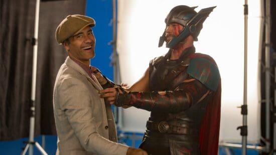Taika avec Chris Hemsworth
