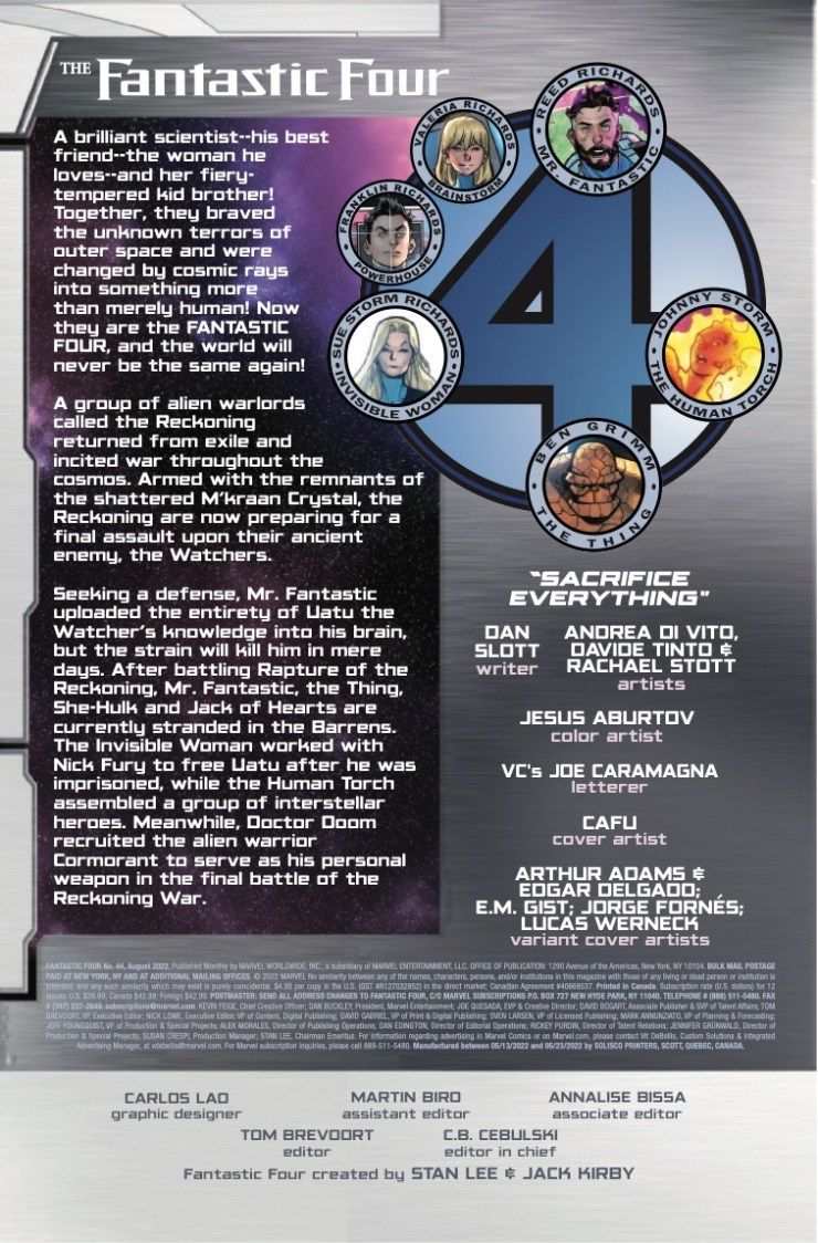 FF2018044 Aperçu 2 Aperçu Marvel : Les Quatre Fantastiques #44