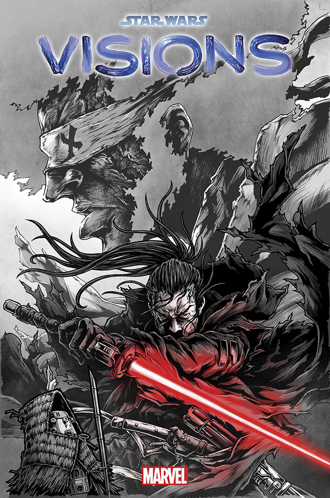 L'histoire du Ronin continue et plus encore dans les bandes dessinées Star Wars de Marvel de septembre 2022 - Aperçu exclusif 3 Couverture de STAR WARS : VISIONS 1