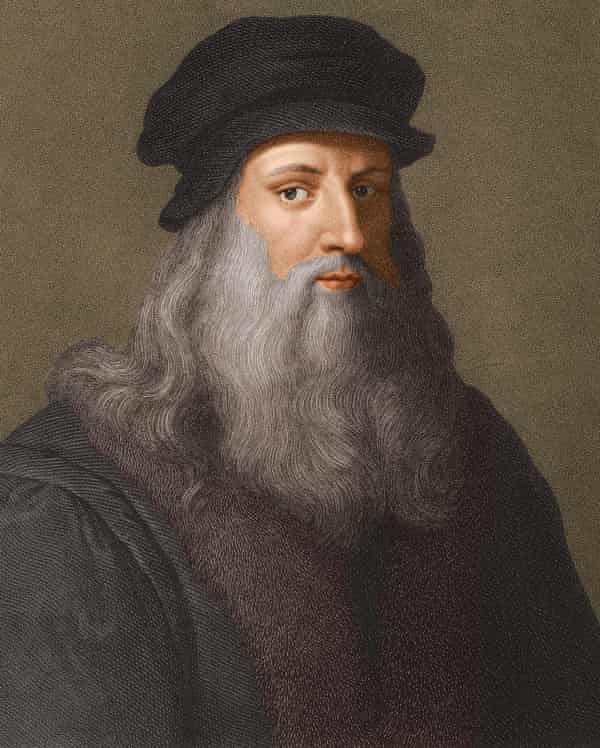 L'œuvre inachevée de Léonard de Vinci se dirige vers le château français où il est mort | Léonard de Vinci 1 Portrait de Léonard de Vinci (1452-1519), peint c1510.