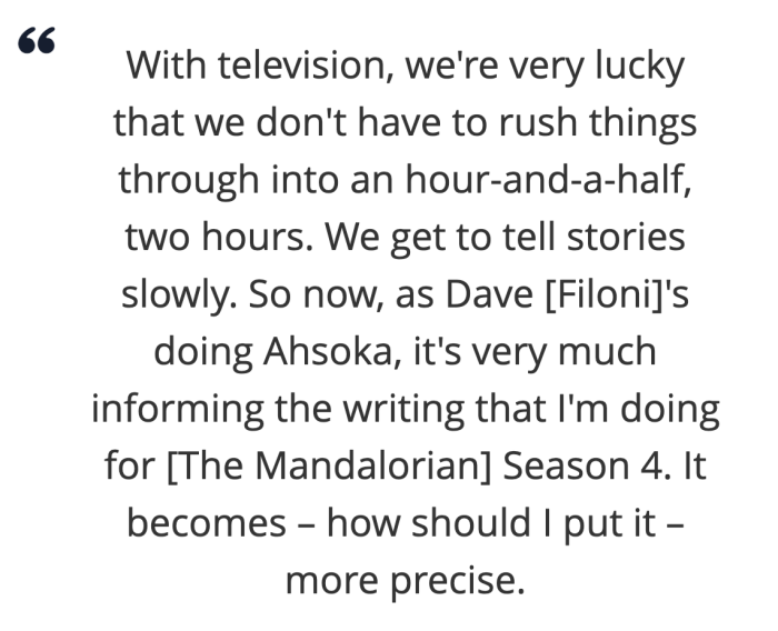 Nous avons déjà une mise à jour sur la saison 4 de "The Mandalorian" ! 6 Nous avons déjà une mise à jour sur la saison 4 de "The Mandalorian" ! - 5