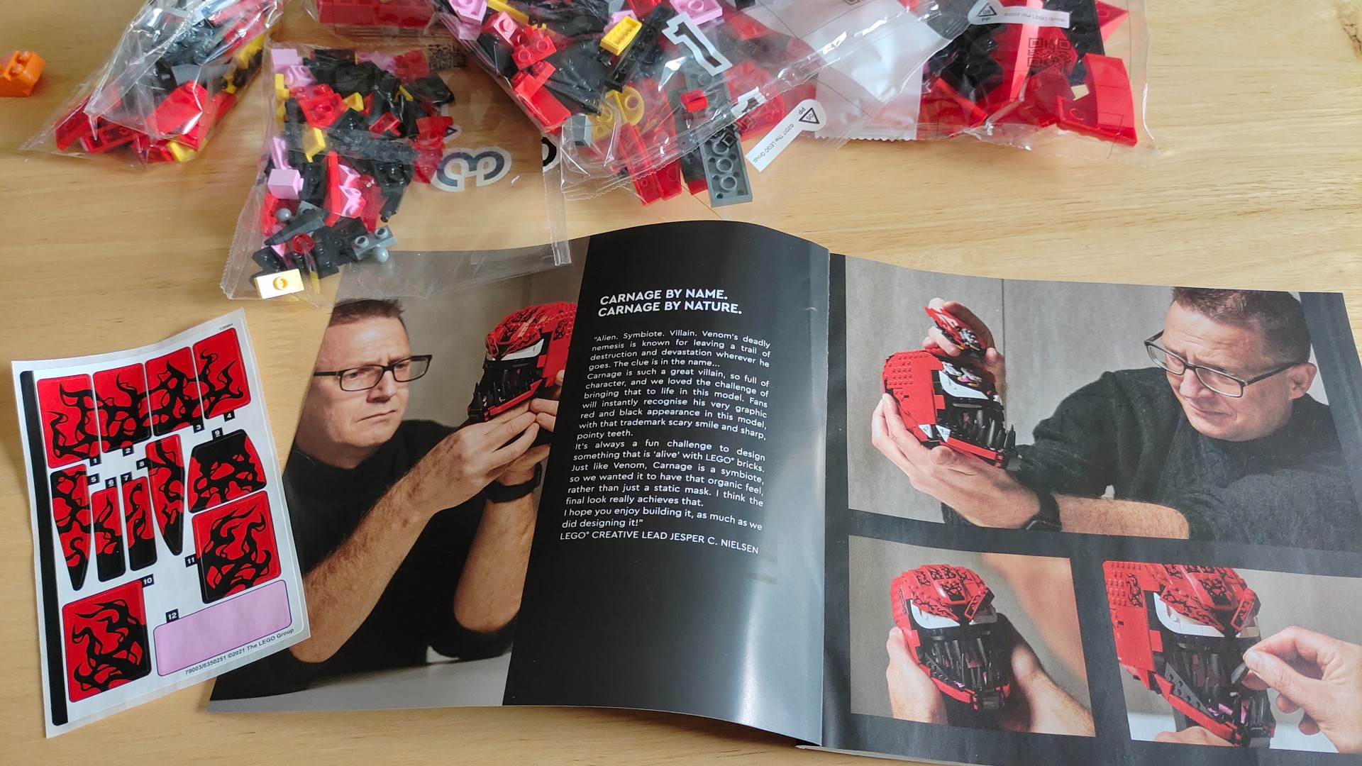 Revue Lego Marvel Carnage | Espace 3 Lego Marvel Carnage 76199_Livret d'instructions