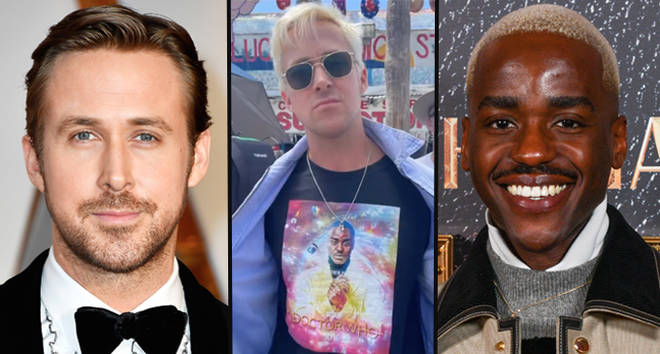 Ryan Gosling a secoué un t-shirt Ncuti Gatwa Doctor Who et c'est tellement sain 3 Ryan Gosling a secoué un t-shirt Ncuti Gatwa Doctor Who et c'est tellement sain