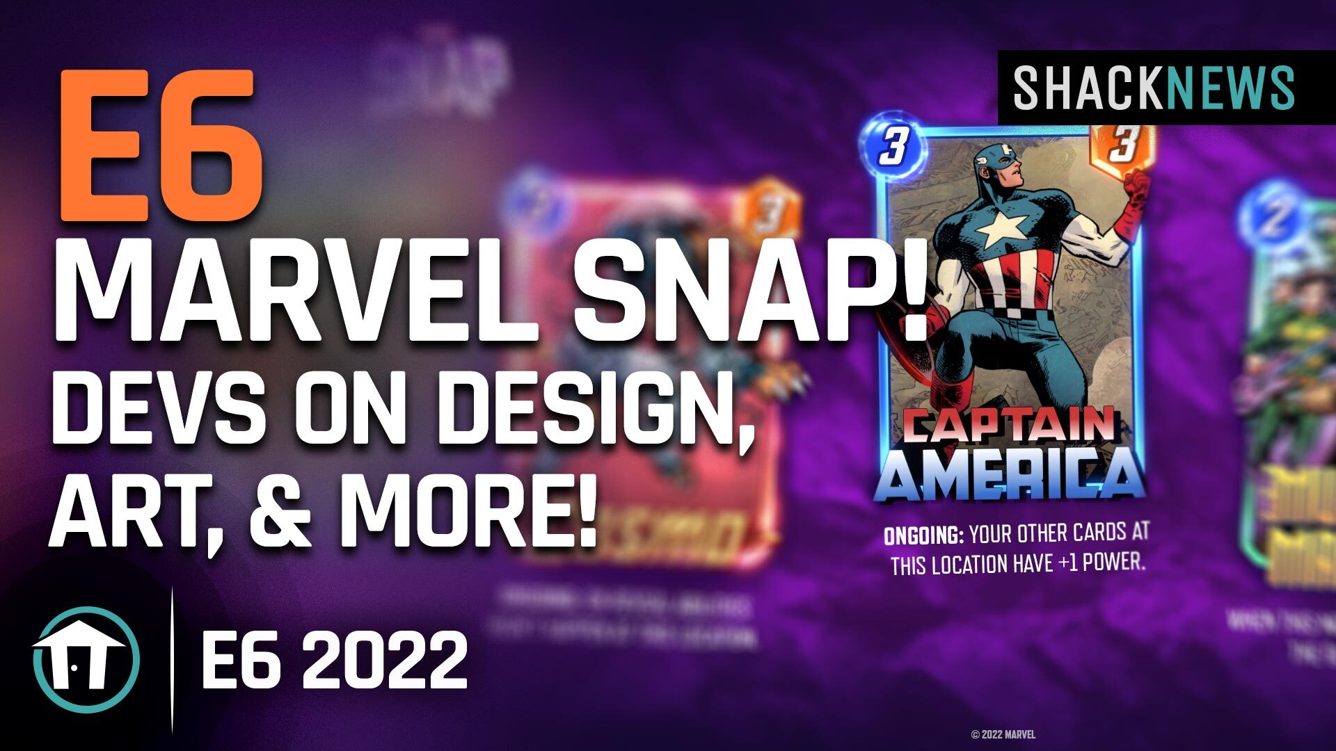 Shacknews E6 2022 : l'équipe Marvel Snap parle de design, d'art et plus encore 2 Shacknews E6 2022 : l'équipe Marvel Snap parle de design, d'art et plus encore - 1
