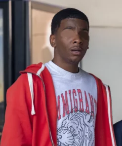 Brett Gray On My Block S02 EP09 Sweat à capuche rouge