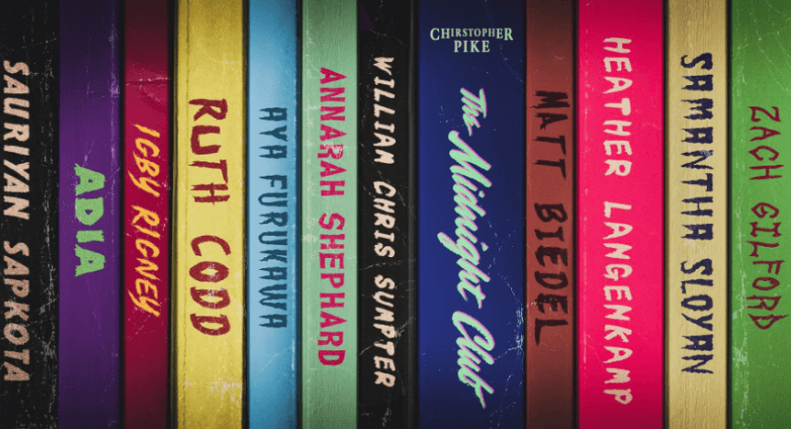 les couvertures de livre du casting du club de minuit
