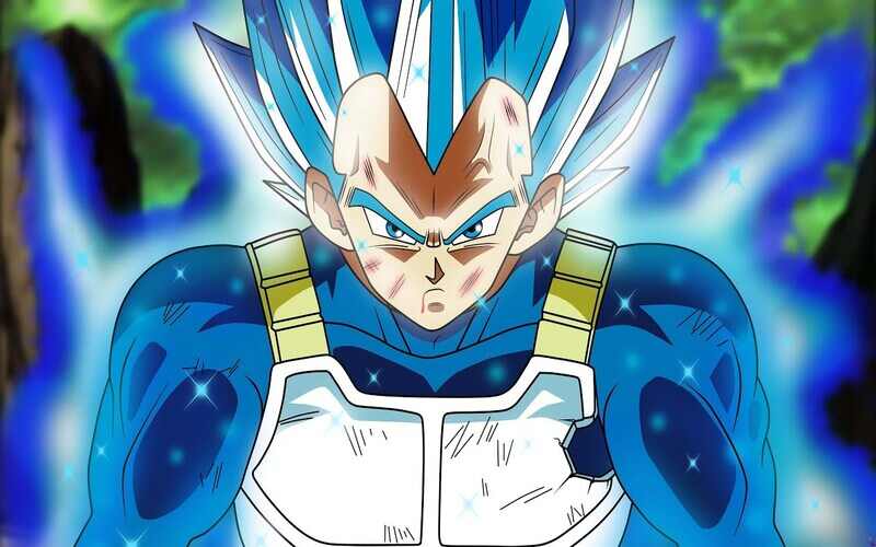 Dragon Ball: Toutes les transformations de Vegeta classées (du plus faible au plus fort) 2022 11 Vegeta Super Saiyan Dieu Shinka Bleu