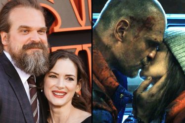 Stranger Things David Harbour et Winona Ryder de 4 ont improvisé le baiser de Hopper et Joyce - 7