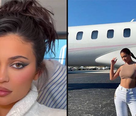 Kylie Jenner a critiqué pour s'être vantée d'avoir fait correspondre des jets privés avec son petit ami Travis... 10 Kylie Jenner a critiqué pour s'être vantée d'avoir fait correspondre des jets privés avec son petit ami Travis... - 9
