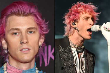 Machine Gun Kelly peloté par un fan lors d'une tournée - 5