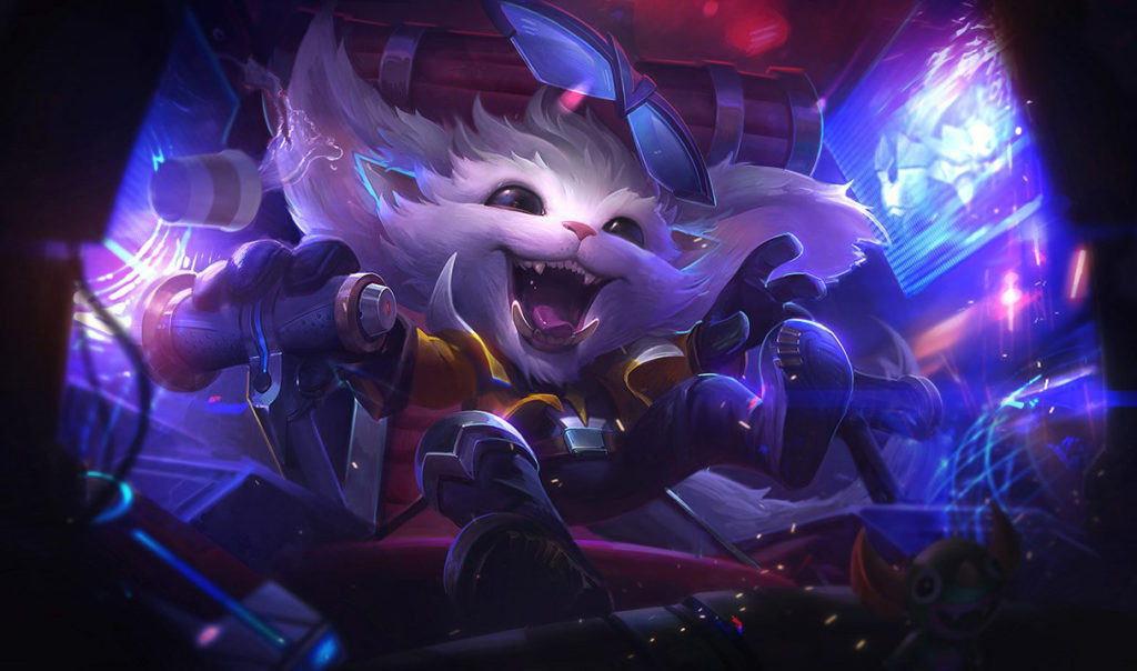 Les 5 champions de League of Legends les plus choisis en jeu professionnel en 2022 7 Gnar de League of Legends hurle dans son cockpit de pilote.