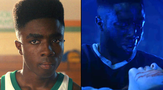 Stranger Things' Caleb McLaughlin a perdu sa voix après avoir filmé la scène de la mort de Max 3 Caleb McLaughlin a perdu sa voix après avoir filmé une scène dévastatrice de Max dans Stranger Things 4