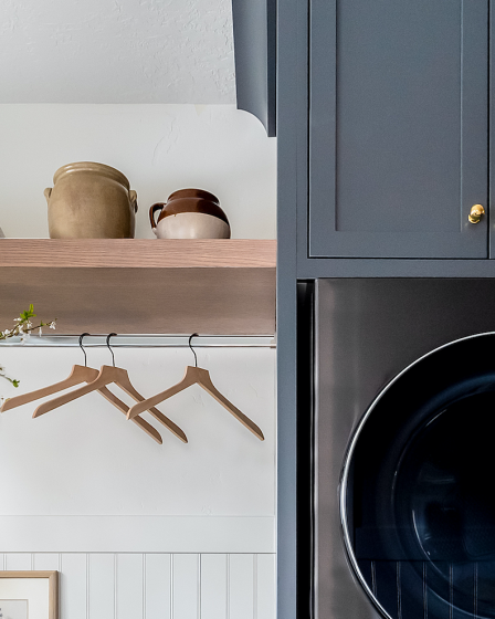 Espace de la semaine : Une salle de lavage brillante Reno maximise le stockage et l'espace de comptoir - 63