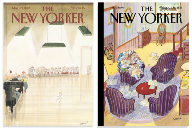 Jean-Jacques Sempé obituary | Illustration 2 Reprises du New Yorker par Sempé de mars 1987 à octobre 2018.