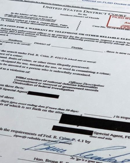 Un juge fédéral de Floride signale son "intention préliminaire" de nommer un maître spécial dans l'affaire Trump Records - 89