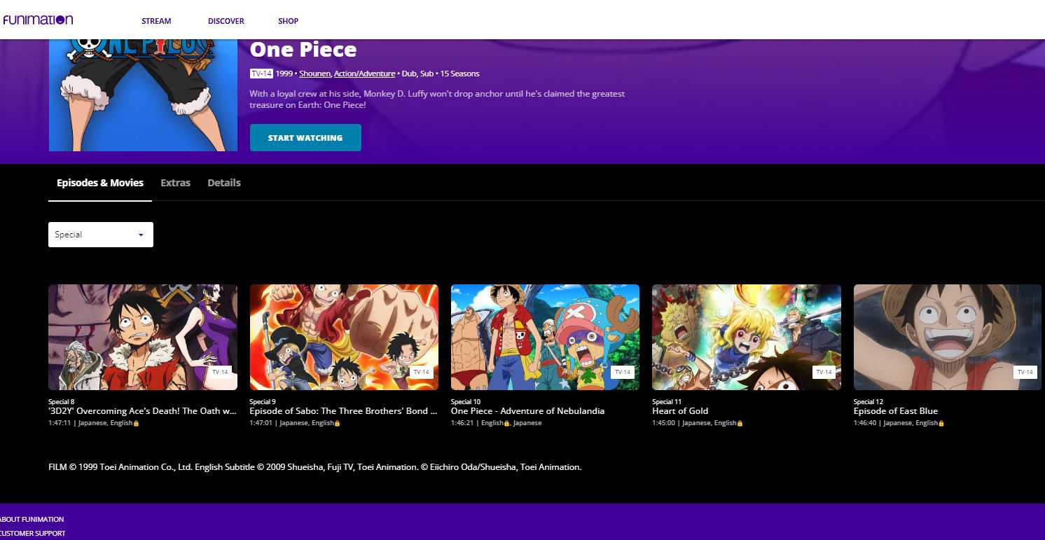 Est-ce que Crunchyroll a One Piece English Dub ? (2022) 4 regarder des films One Piece sur Funimation