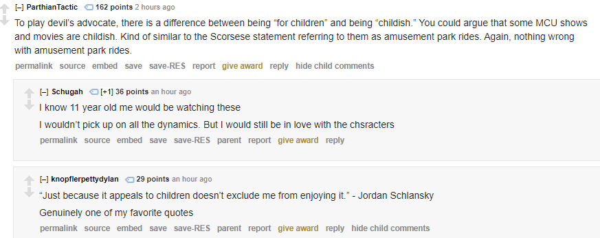 Brave Soul dit que les films Marvel sont pour les enfants, les fans adultes de MCU réagissent en conséquence 9 Brave Soul dit que les films Marvel sont pour les enfants, les fans adultes de MCU réagissent en conséquence - 8