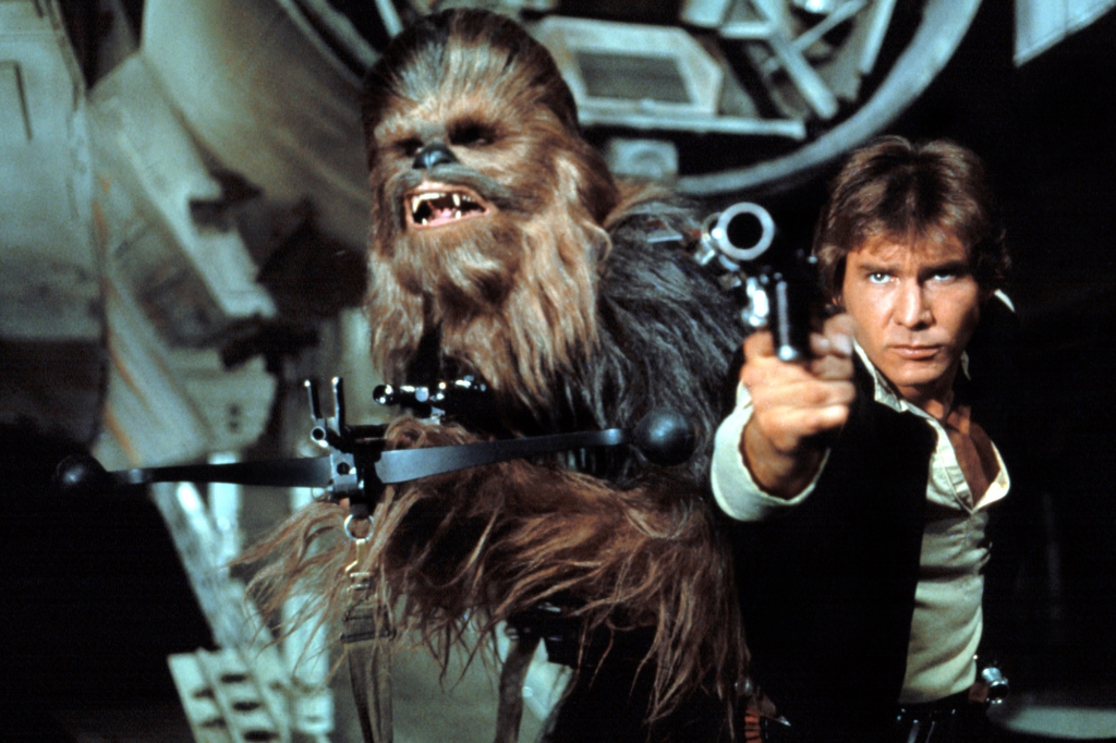 L'arme Han Solo originale de "Star Wars" se vend 1 million de dollars aux enchères 4 L'accessoire a été utilisé par Harrison Ford pendant "Un nouvel espoir" en 1977, où il a disparu après le tournage du film.