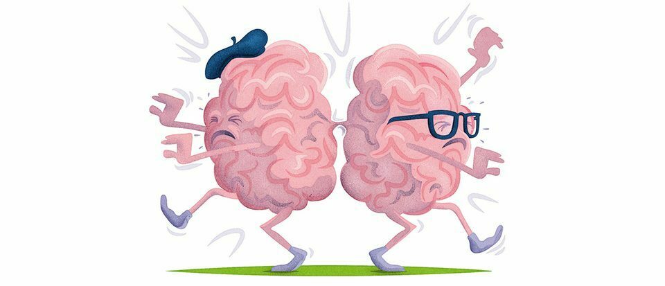 Existe-t-il une chose telle que le cerveau gauche contre le cerveau droit? 2 Existe-t-il une chose telle que le cerveau gauche contre le cerveau droit? - 1