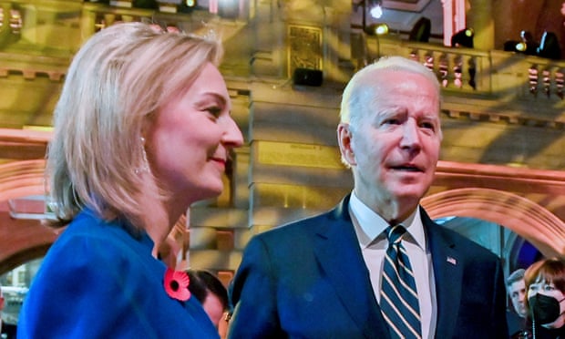 Ami ou ennemi : ce que les dirigeants mondiaux pensent de Liz Truss | Liz Truss 1 Liz Truss et Joe Biden