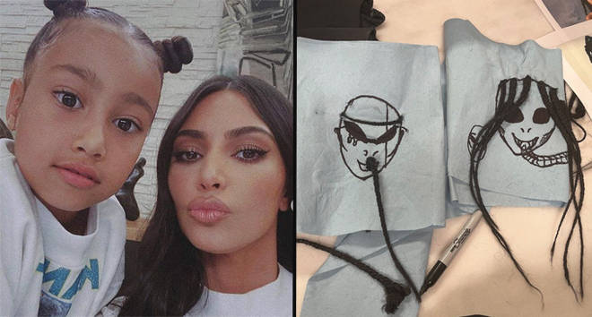 Kim Kardashian a partagé les dessins Yeezy de North West et Internet a peur 3 Kim Kardashian a partagé les dessins Yeezy de North West