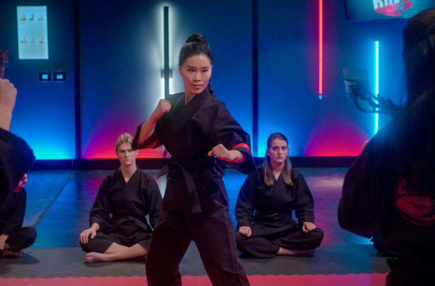 La saison 5 de Cobra Kai sera-t-elle la dernière saison de la série Netflix ? 3 Cobra Kaï. Alicia Hannah-Kim dans le rôle de Kim Da-Eun dans Cobra Kai. Cr. Avec l'aimable autorisation de Netflix © 2022