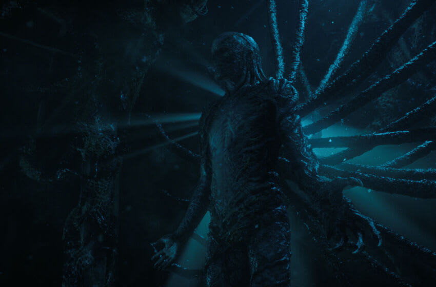 Le dernier mot correct sur Stranger Things 4 3 DES CHOSES PLUS ÉTRANGÈRES. (De gauche à droite) Vecna dans STRANGER THINGS. Cr. Avec l'aimable autorisation de Netflix © 2022