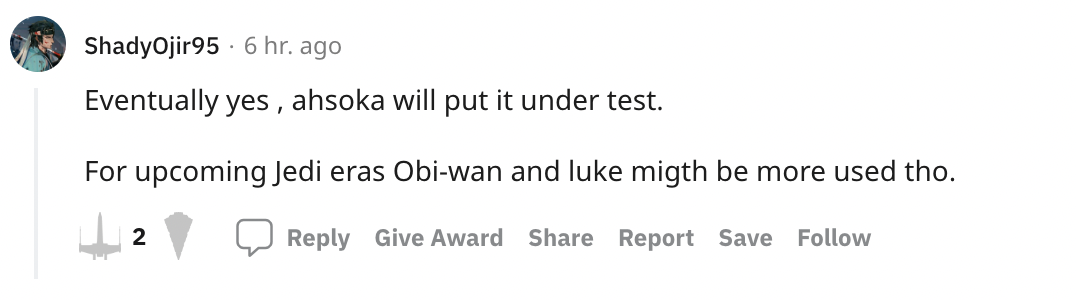 Les fans de "Star Wars" se demandent si nous aurons plus d'action Anakin Force-Ghost - 6