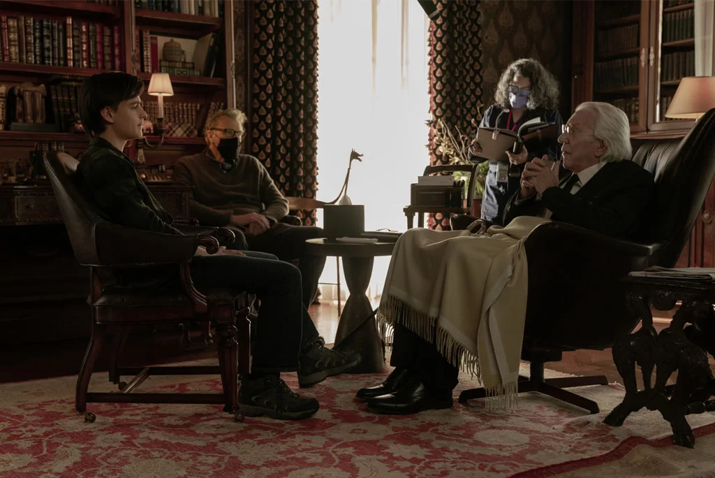 sutherland martell mr harrigans téléphone netflix sur le plateau bhs