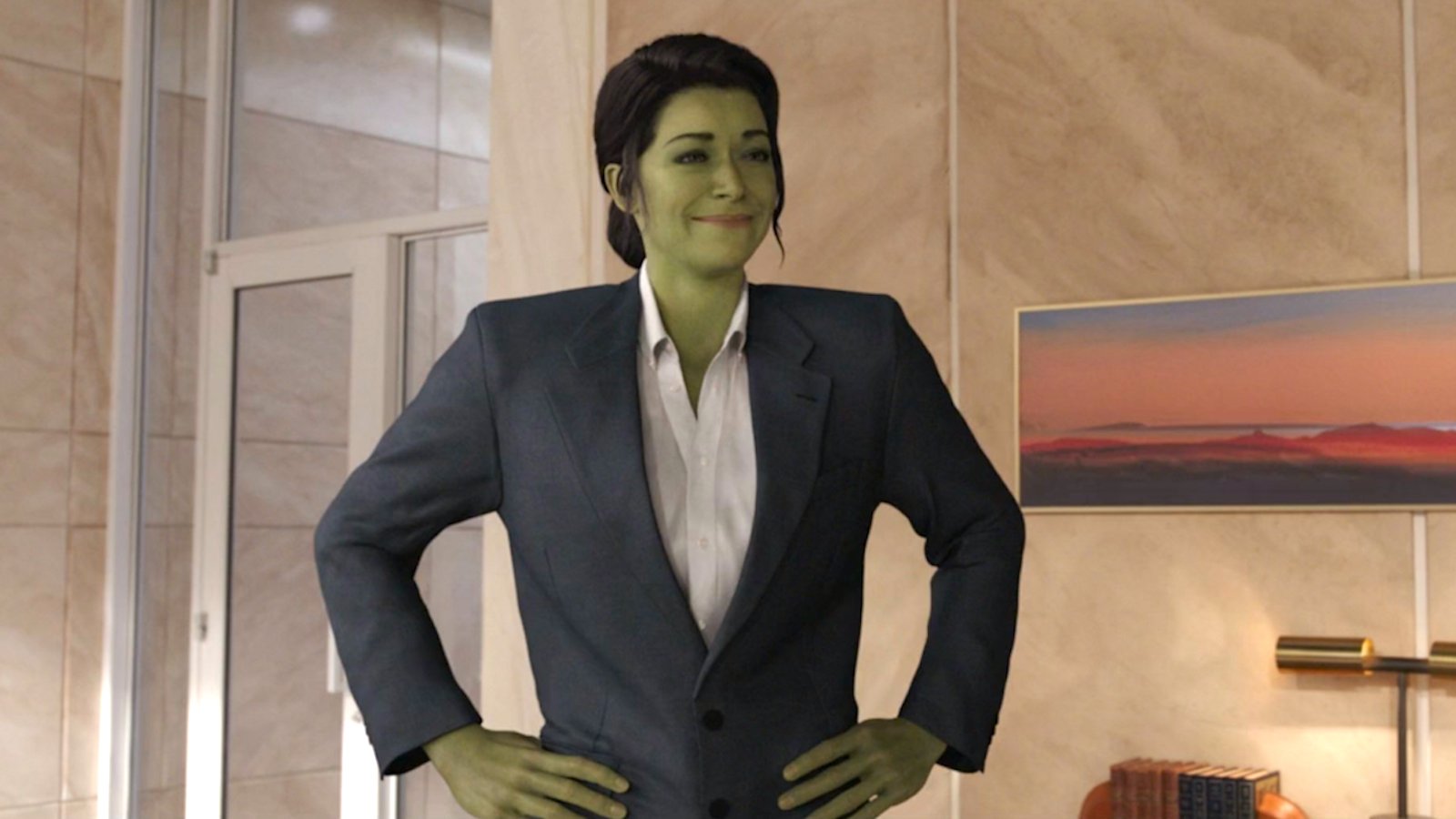Le frère de Captain America rejoint le MCU alors que Disney taquine les mises à jour imminentes de X-Men 9 Tatiana Maslany dans le rôle de Jennifer Walters sous la forme de She-Hulk portant un costume surdimensionné