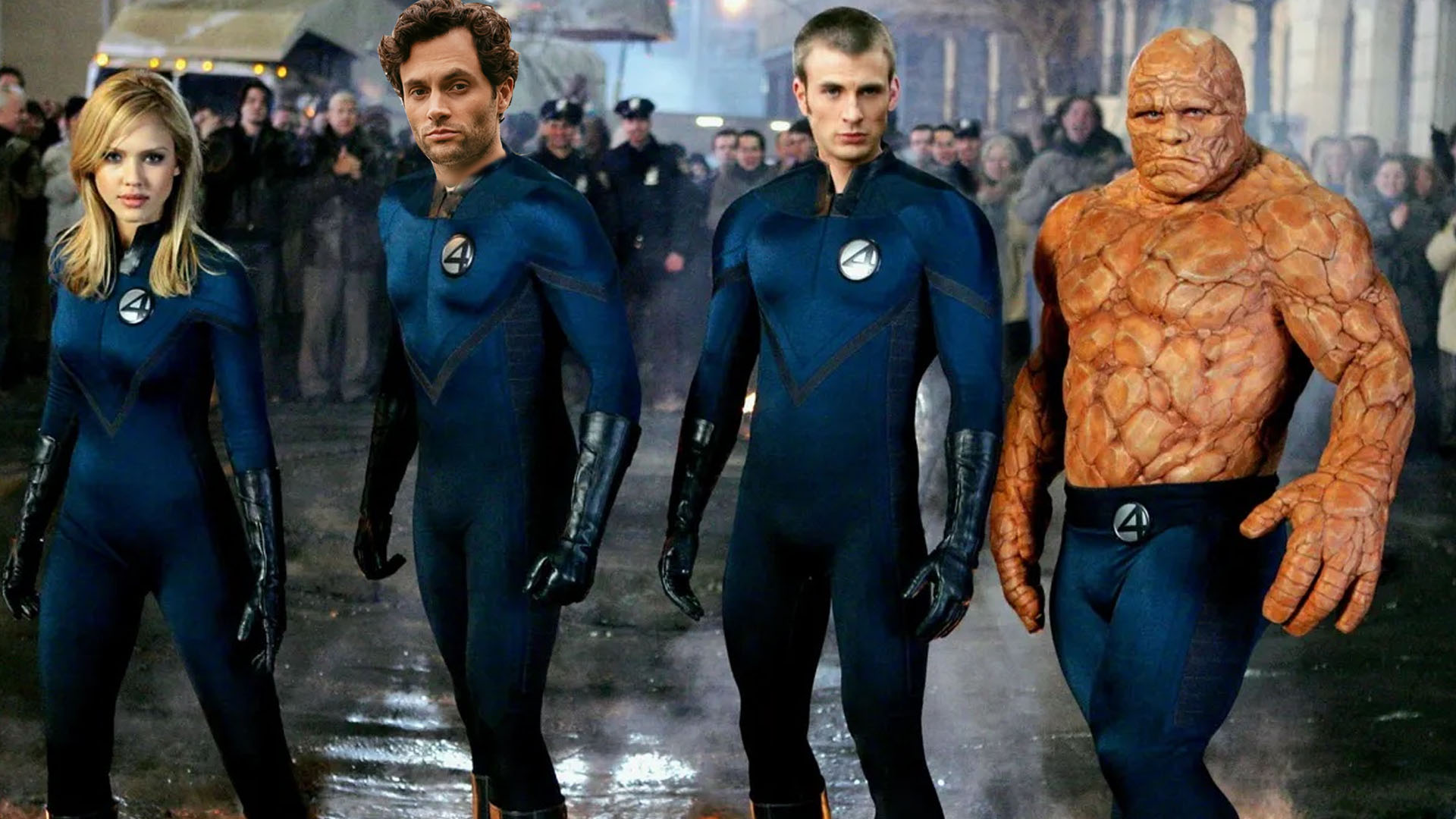 Marvel va lancer Penn Badgley dans le prochain Fantastic Four 5 Les quatre Fantastiques