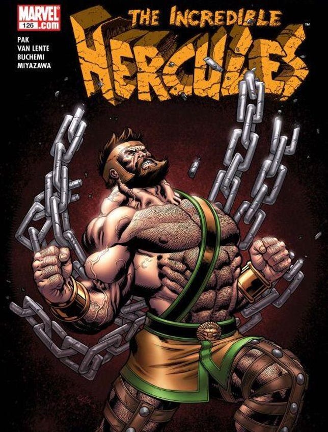 'Thor: Love and Thunder' Scènes post-crédits et Loki dans la possibilité de Valhalla, expliquée 7 L'Hercule de Marvel brise les chaînes qui le lient sur la couverture de L'Incroyable Hercule 126
