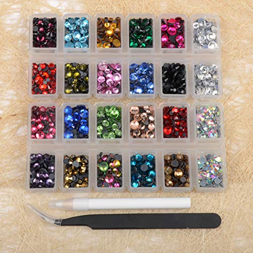 Top 15 des pierres précieuses les plus chères 2022 (Avis) 23 Perles massives 6800 + pièces mélangées 5 tailles Flatback rond verre Hotfix fer strass cristal pour bricolage faisant w