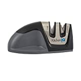 KitchenIQ 50009 Edge Grip Aiguiseur de couteaux à 2 étapes Noir