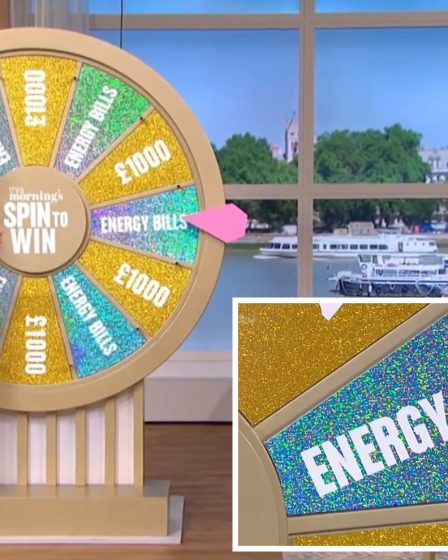 Jeu télévisé Spin-to-Win avec des prix payant des factures d'énergie de marque « dystopique » - 7