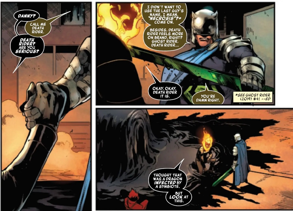 L'origine de Death Rider dans Marvel Comics.