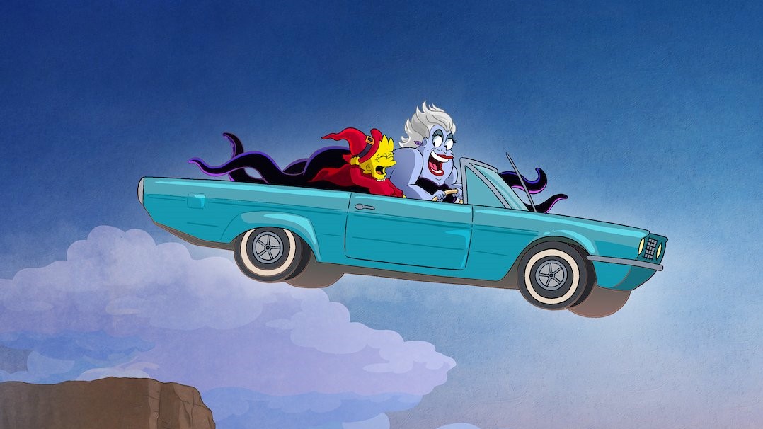 Blog en direct Disney Plus Day 2022 – toutes les grandes nouvelles au fur et à mesure 11 lisa simpson et ursula de la petite sirène tirant un thelma et louis pour disney plus day