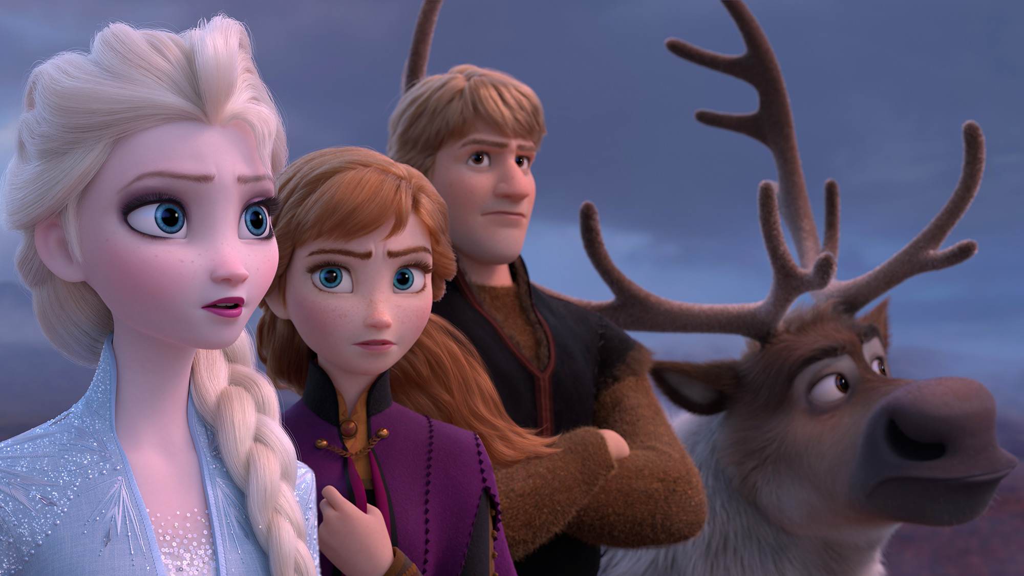 Blog en direct Disney Plus Day 2022 – toutes les grandes nouvelles au fur et à mesure 9 distribution de Frozen 2 regardant au loin
