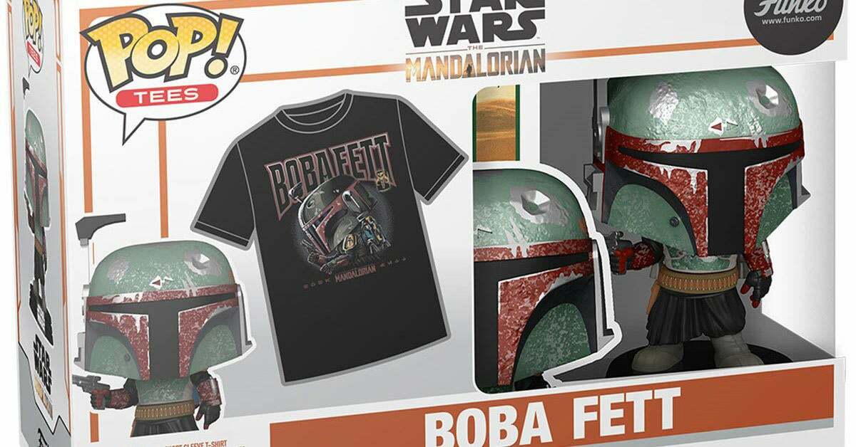 Le pack Mandalorian Metallic Boba Fett Funko Pop et Tee est en pré-commande - 1