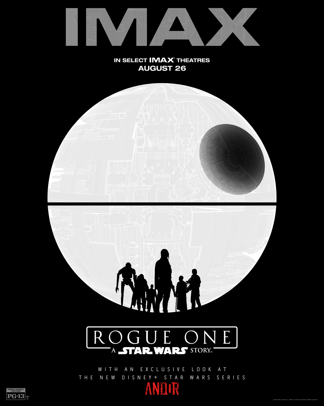 Disney+ Day : nouveau look spécial Andor dévoilé et plus encore ! 6 Rogue One : A Star Wars Story affiche de retour au cinéma
