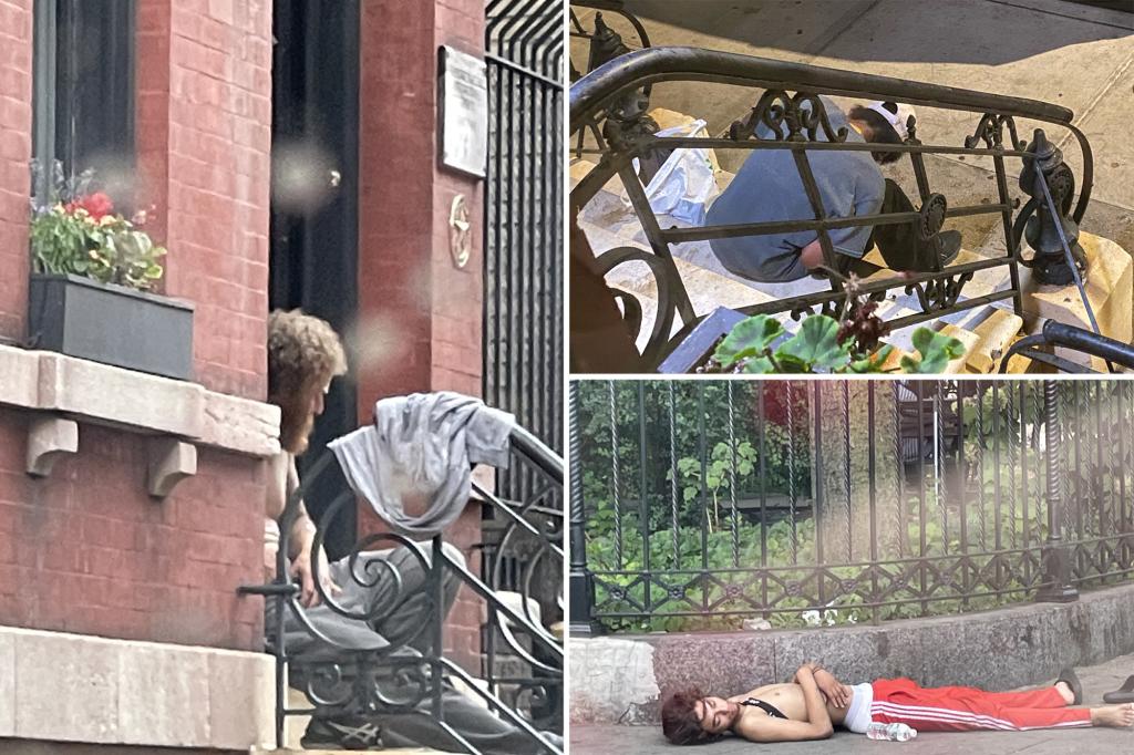 Le bloc de New York engage des gardes de sécurité armés pour patrouiller dans une rue infestée de drogue 2 Le bloc de New York engage des gardes de sécurité armés pour patrouiller dans une rue infestée de drogue - 1