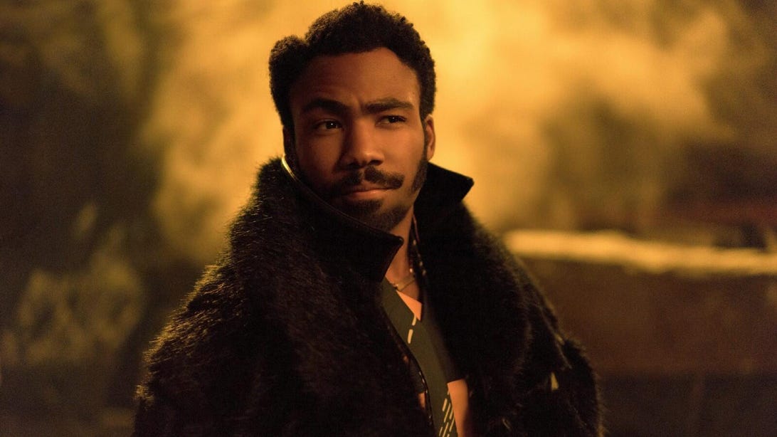 Chaque émission télévisée Star Wars arrive sur Disney + 9 Donald Glover dans le rôle de Lando Calrissian dans Solo : A Star Wars Story