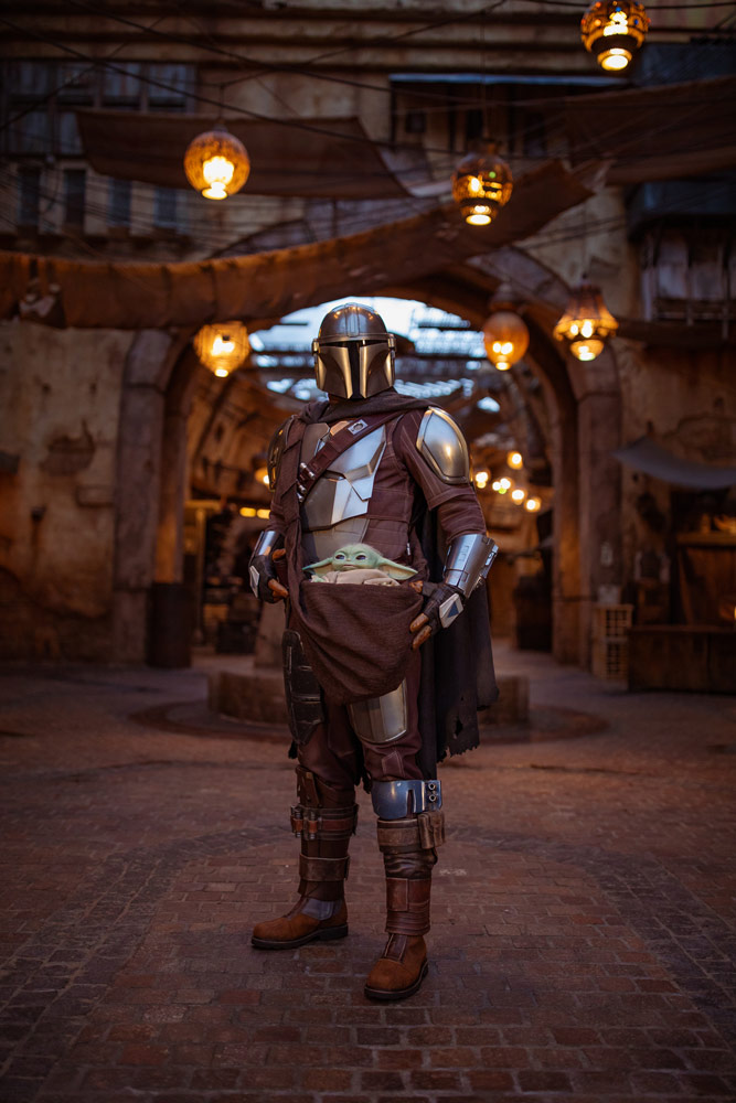 Le Mandalorien et Grogu arrivent dans Star Wars : Galaxy's Edge 6 Le Mandalorien et Grogu dans Star Wars : Galaxy's Edge.